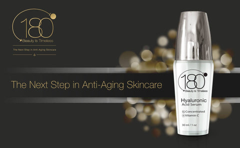 Image of Hyaluronic Acid Serum for Face - 180 Cosmetics - Face Lift Skin Serum for Face and Eyes - Pure Hyaluronic Acid For Immediate Results - Hydrating - Anti Aging - Anti Wrinkle