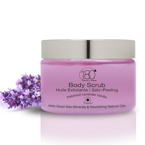 Image of Salt and Oil Body Scrub - Patchouli Lavender Vanilla