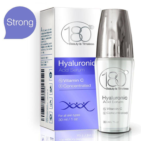 Image of Hyaluronic Acid Serum for Face - 180 Cosmetics - Face Lift Skin Serum for Face and Eyes - Pure Hyaluronic Acid For Immediate Results - Hydrating - Anti Aging - Anti Wrinkle