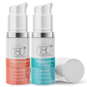 Peptides Duo - Hyaluronic Serum with Peptides & Illuminating Eye Cream